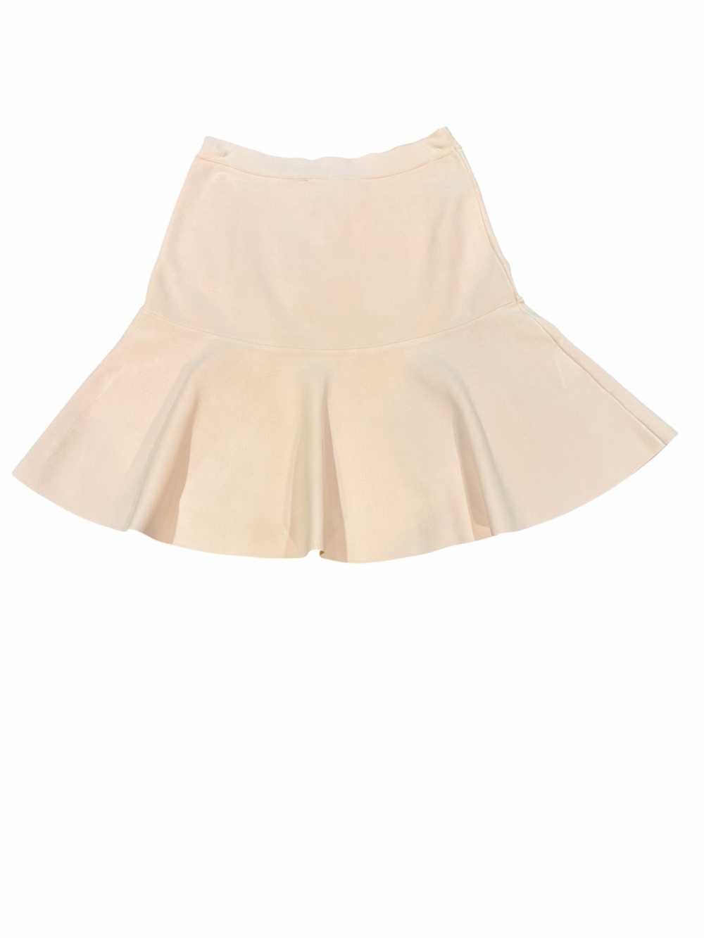 BCBGMAXAZRIA Amelia Dusty Pink Fit & Flare Ponte Mini Skirt Size Large - Picture 2 of 7
